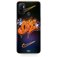 Oppo Etui Oppo A32 nike just do it oranje Maniacase