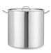 HENDI Kookpan, hoog, met deksel, groentepan, 95L, ø500x(H)500mm, 18/10 RVS