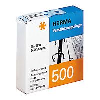 175 Reinforcement rings self-adhesive ø 12 transparent 500 pcs.