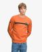 Superdry Herren Outdoor Stripe Logo Sweatshirt Lockere Passform Orange - Größe: XXXL
