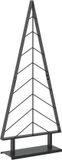 vidaXL Metalen kerstboom met standaard KUOPIO 125 cm Staal Zwart