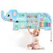 VEVOR Montessori Busy Board 14-en-1 Tableau d'activités sensorielles mural Éléphant