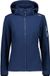 CMP Softshelljas Dames Polyester/elastaan Marineblauw Mt 50