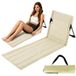 Omgoods - Tapis de plage pliable avec dossier pour une expérience extérieure confortable