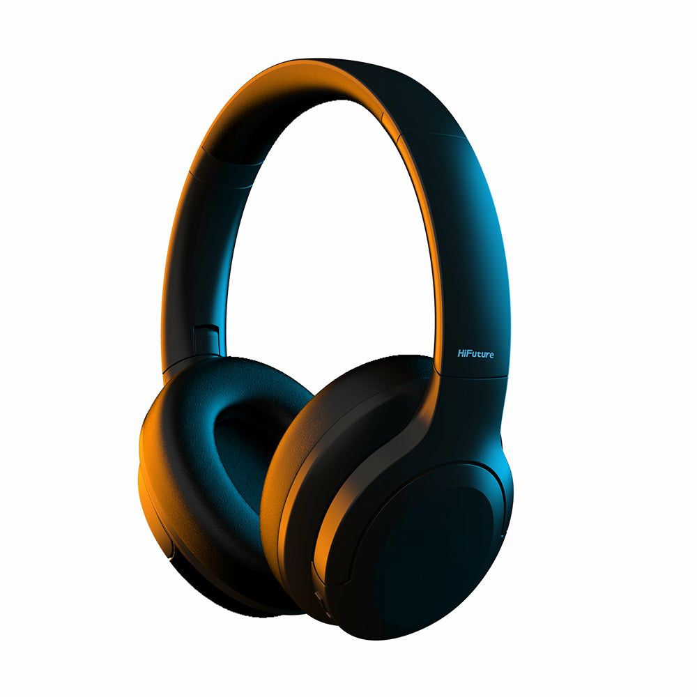 HiFuture FutureTour Headset Draadloos Hoofdband Oproepen/muziek USB Type-C Bluetooth Zwart