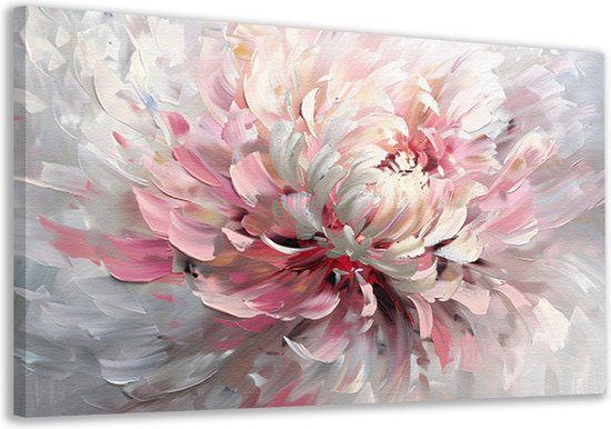 Merkloos / Sans marque Canvas Wall Art - Floral Nature Portrait - Modern Print - 60x40cm