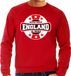 Bellatio Decorations Have fear England is here sweater met sterren embleem in de kleuren van de Engelse vlag - rood - heren - Engeland supporter / Engels elftal fan trui / EK / WK / kleding S