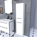 Aurlane PACM015 Structura P015 badkamerzuil, zwart/wit