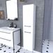 Aurlane PACM015 Structura P015 badkamerzuil, zwart/wit