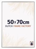 Dutch Frame Factory Fotolijst 50x70 cm Zilver Hoogglans - Kunststof