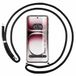 Transparante Oppo Transparante beschermhoes voor Oppo Reno 12 5G, met zwart koord