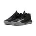 PUMA Dagger 2 middelhoge uniseks basketbalschoenen, Zwart/Grijs, Maat 39
