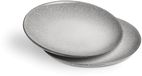 Springlane Kitchen Springlane Misty Cliff ontbijtborden set van 2, aardewerk, grijs