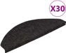 vidaXL Trapmatten zelfklevend 30 st 65x22,5x3,5 cm antraciet