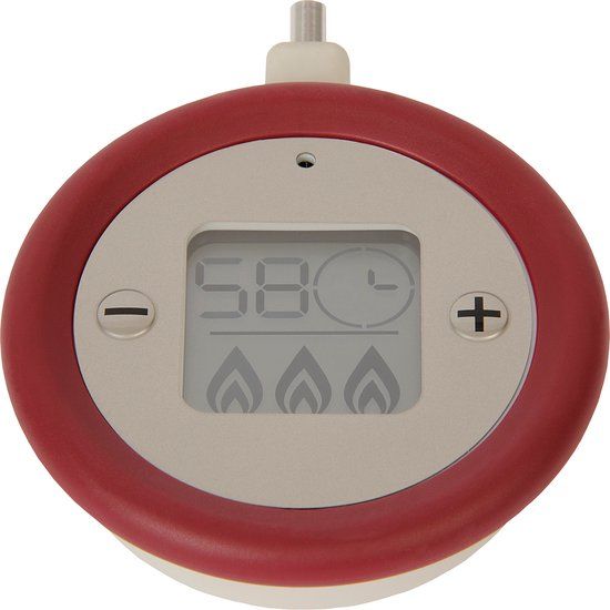 SEB Retro Deco Snelkookpan Timer - Rood - X1060005