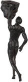 Clayre & Eef wanddecoratie klimmende man 9*9*32 cm 6pr2903 - Kunststof