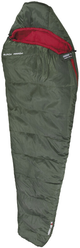 High Peak High Peak Black Arrow Sleeping Bag, groen Left Zipper 2023 Synthetische Slaapzakken