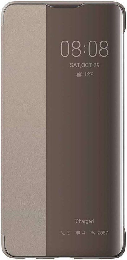 Huawei Flip View Cover Khaki voor Huawei P30