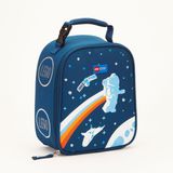 LEGO Kids City Heritage Klassieke lunchbox, zacht en herbruikbaar, voor jongens en meisjes, perfect voor school of reizen, lunchtas voor het bewaren van eten en drinken, Navy Blauw, Klassieke lunchbox