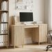 Maison Exclusive - Bureau chêne Sonoma 142,5 x 50 x 75 cm panneau de particules