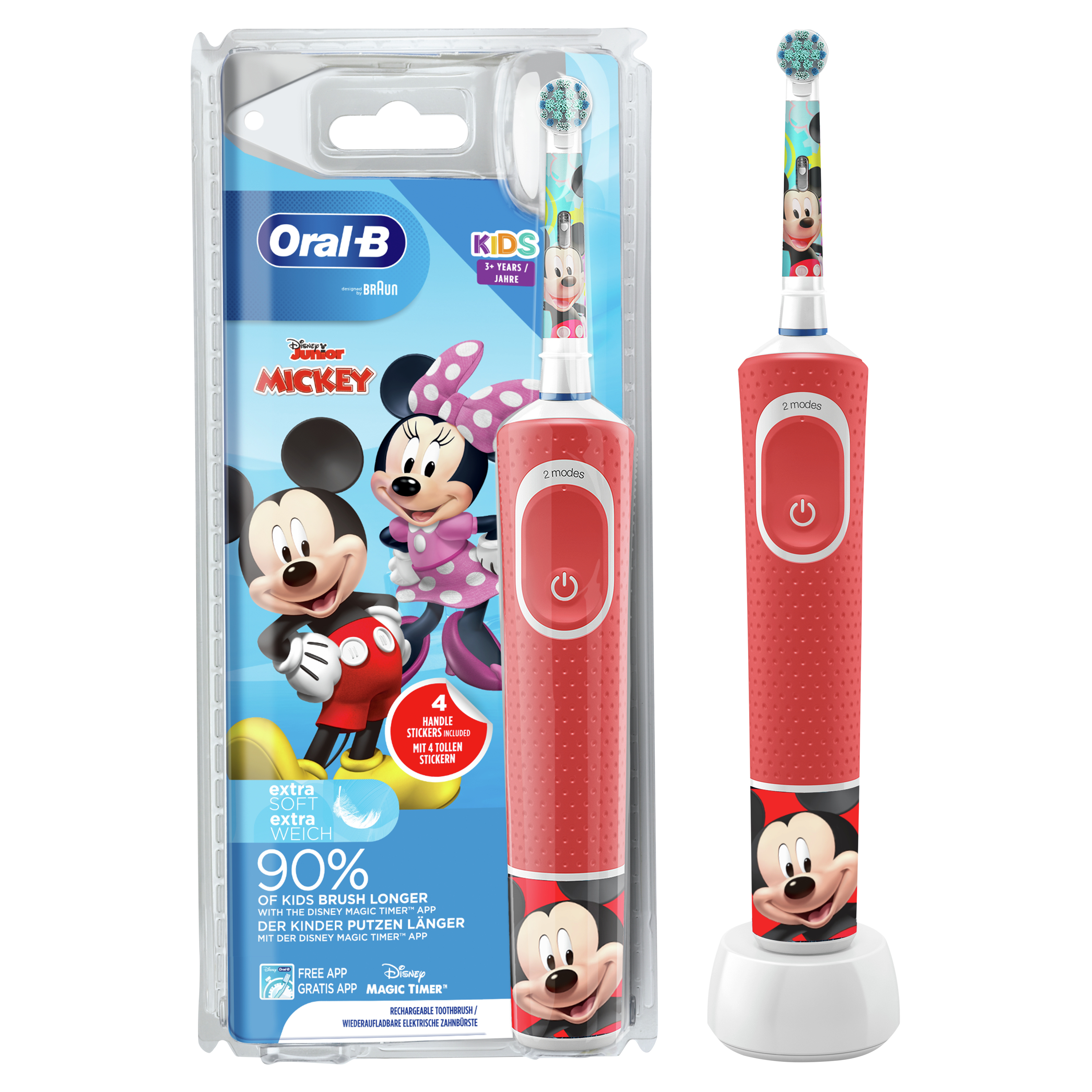 Oral-B Oral-B Kids Elektrische Tandenborstel Mickey Powered By Braun