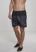 Urban Classics Block Swim Heren Zwembroek - donkercamouflage/zwart - XXL