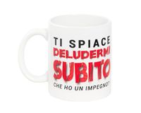 O.P.S. Gepersonaliseerde keramische mok met grappige spreuken en aantrekkelijk ontwerp, geschikt voor oven, magnetron, vaatwasser, inhoud 350 ml, formaat 10 x 8 x 8 cm - teleurstellen me