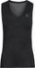 ODLO BL TOP V-neck Singlet ACTIVE F-DRY LIGHT - black - Vrouwen - Maat XXL