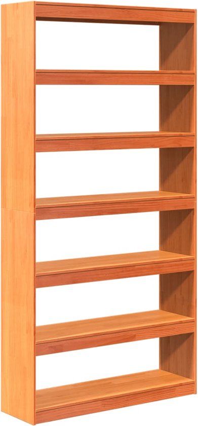 vidaXL Boekenkast / kamerscherm 100x30x199,5 cm massief grenenhout