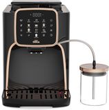 Arzum OKKA Espresso Pro M Automatische Espressomachine OK0028-0400 | Zwart, Koper - 11 Koffiepecialiteiten - Touchscreen - Melkopschuimer - Verstelbare temperatuur en maalgraad - 19 bar - Kopjesverwarmer - Automatische reiniging - 1450W