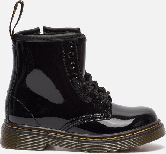 Dr. Martens Brooklee Toddler Veterboots - Zwart Lak - Maat 26