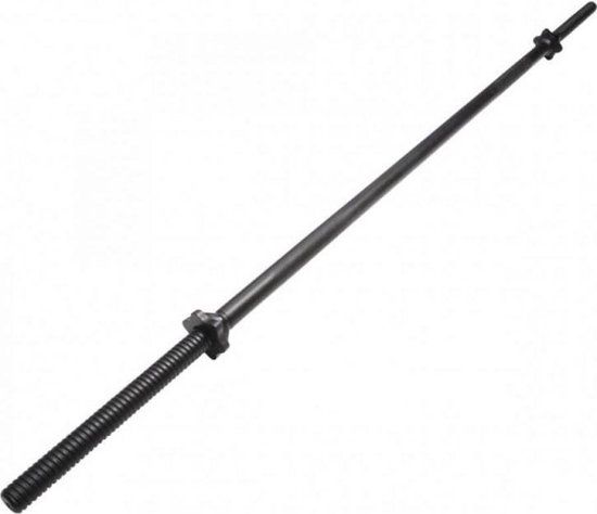 Gorilla Sports Halterstang - 170 cm - Zwart - Schroefsluiting