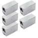 1aTTack.de Cat. 6 kabelconnectoren, RJ45, gemetalliseerd, afgeschermd, compatibel met Cat5, Cat6, Cat7, Cat8, 5 stuks