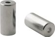 Elvedes Kabelhoedje 5mm messing CNC (10st) - Zilver