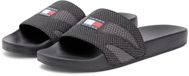 Tommy Hilfiger Badslippers Volwassenen Zwart/Grijs