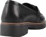 Tamaris - Dames - Loafers - Zwart - Leer - Maat 36