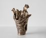 Vase Corallo B37 x T18 x H48 cm Aluminium Or antique fait main