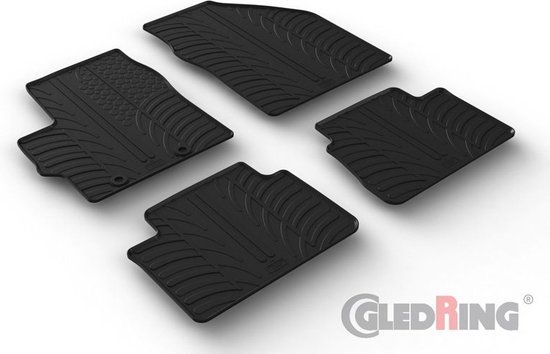 GledRing Rubbermatten passend voor Toyota Yaris (P21) HB - 1 stuk(s) - 1 mm - 3830006486983