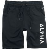 Alpha Industries Alpha Jersey Shorts - Heren - Zwart