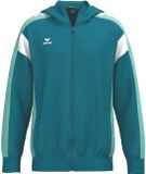 Erima Celebrate 125 Trainingsjack Met Capuchon Kinderen - Tahitian Blue / Mintgroen | Maat: 116