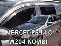 Merkloos / Sans marque HEKO Set Zijwindgeleiders voor Mercedes C W204 Kombi (2007-2014)