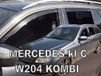 Merkloos / Sans marque HEKO Set Zijwindgeleiders voor Mercedes C W204 Kombi (2007-2014)