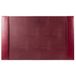 Dacasso Bureau-onderlegger, leer, bordeaux, 18" x 30"