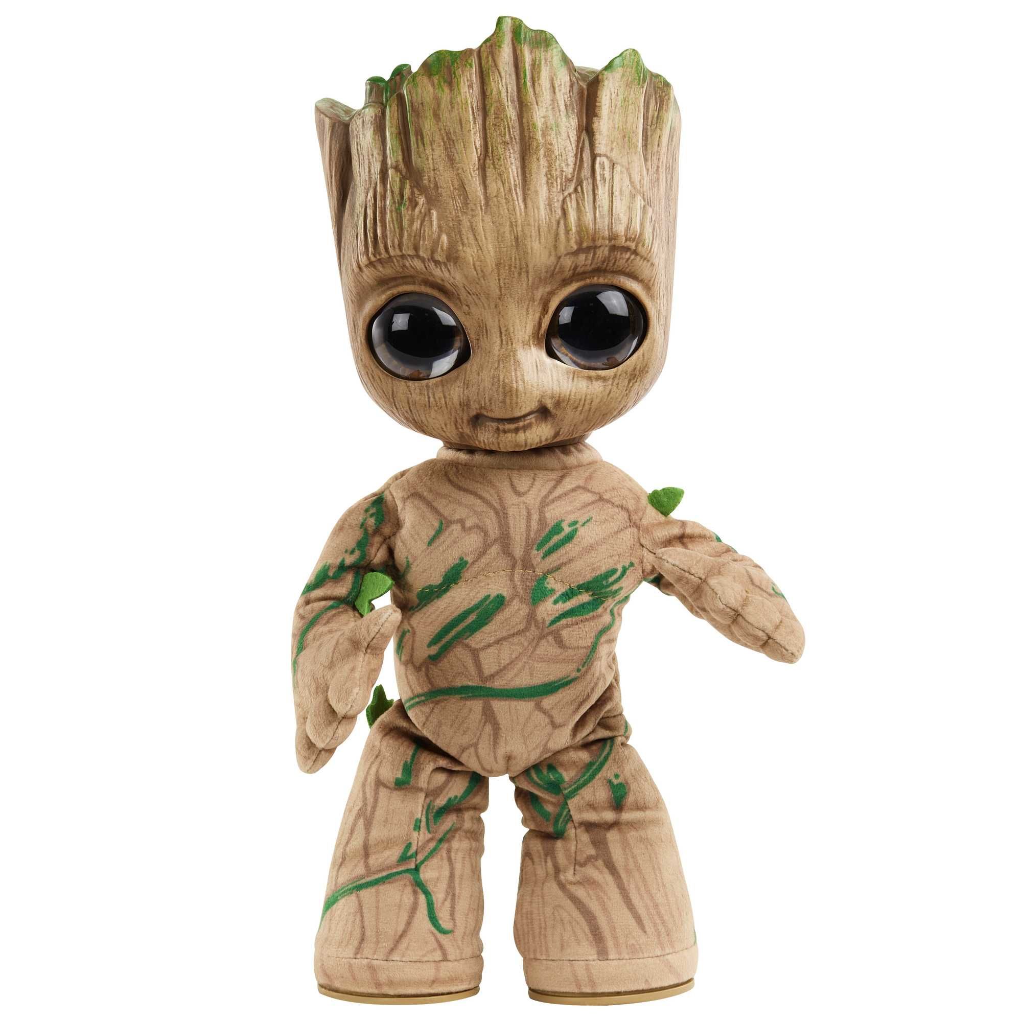 Mattel Marvel I Am Groot Groovin' Groot Knuffel - Dansende en Pratende Plush
