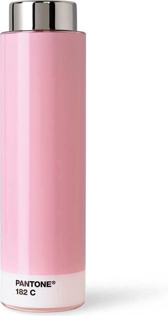 Copenhagen Design Pantone Waterfles - Tritan/RVS - 500 ml - Light Pink 182 C