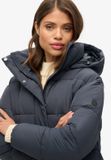 Superdry Montpellier Puffer Jas Dames Eclipse Navy