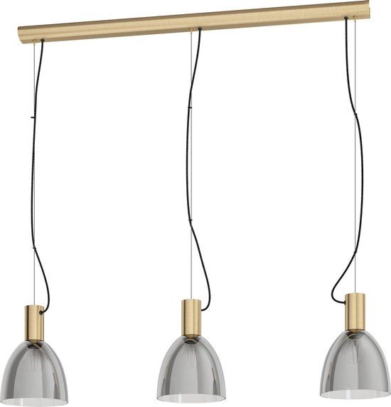 EGLO Lebalio Hanglamp - Zwart - E27 - 110 cm