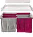 Foxydry Hide 101 cm Wit - Sèche-linge mural - Ligne de lavage rétractable pour le mur