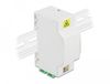 Delock Boîtier de raccordement fibre optique pour rail DIN, 4 x SC Simplex ou LC Duplex, blanc