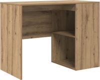 vidaXL Bureau Artisan Eiken Bewerkt Hout 102 x 50 x 75 cm